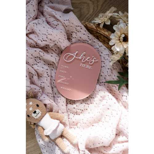 Acrylic Birth Stats Sign|Baby Name Sign|Baby Name Announcement|Hospital Name Sign|Newborn Name Acrylic Sign| Baby Shower Gift for Newborn