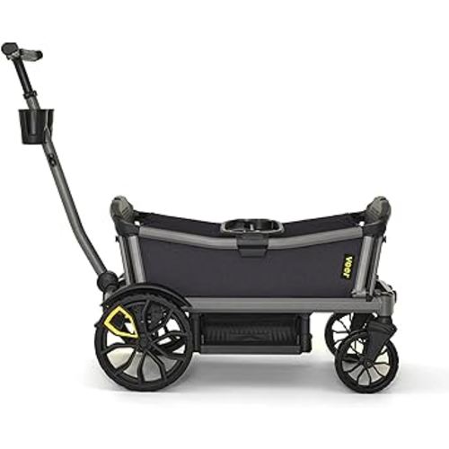 Veer Cruiser City XL | Premium Urban Wagon Stroller for Babies, Toddlers, and Kids | Traditional Stroller Push Steering | JPMA Certified | Lightweight and Collapsible | 4 Seater