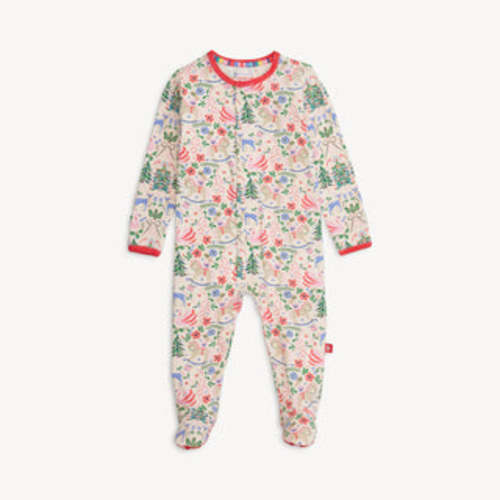 Magnetic Me Sugar Plum Dreams Holiday Baby Footie Sleeper – Simply Blessed Children's Boutique