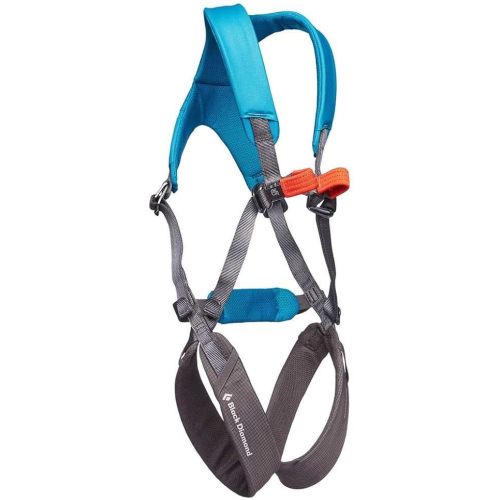 BLACK DIAMOND Kids Momentum Full Body Harness | Secure Fit | Adjustable Design | Safe Climbing Harness for Children