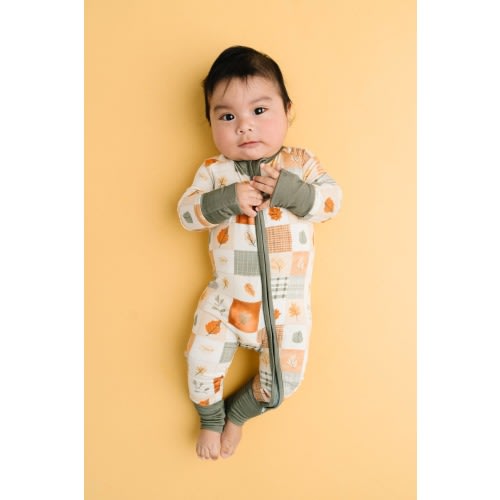 Autumn Patchwork Bamboo Sleeper – Shop Little Cousins