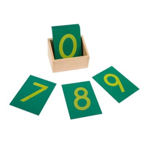 Sandpaper Numerals with Box | E&O Montessori, US