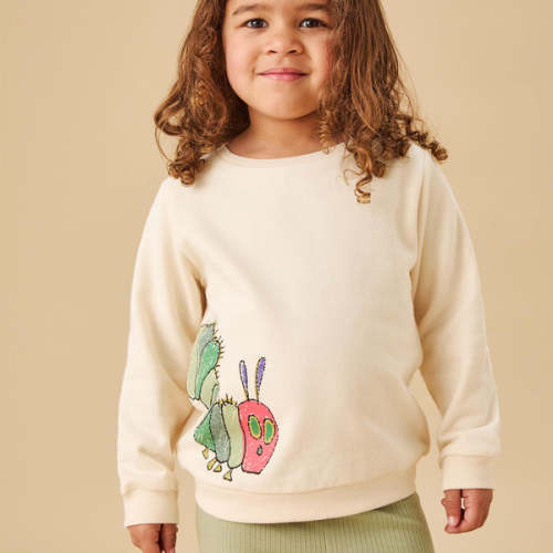 The Very Hungry Caterpillar Organic Cotton Sweater Caterpillar / 3 - 6 M