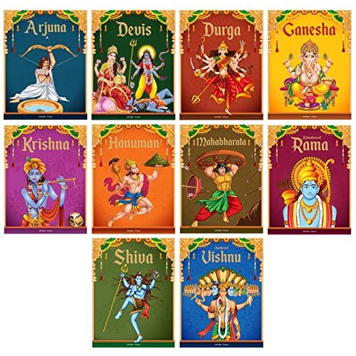 Tales from Indian Mythology (Collection of 10 Books): Story Books For Kids (Indian Mythology for Children)