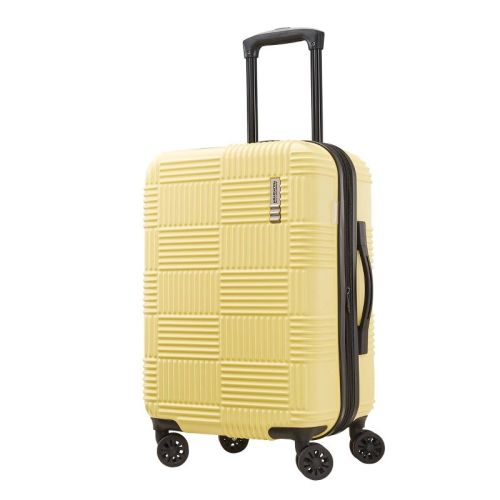 American Tourister NXT Checkered Hardside Carry On Spinner Suitcase