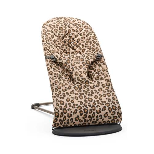 BabyBjorn Bouncer Bliss, Cotton, Beige/Leopard