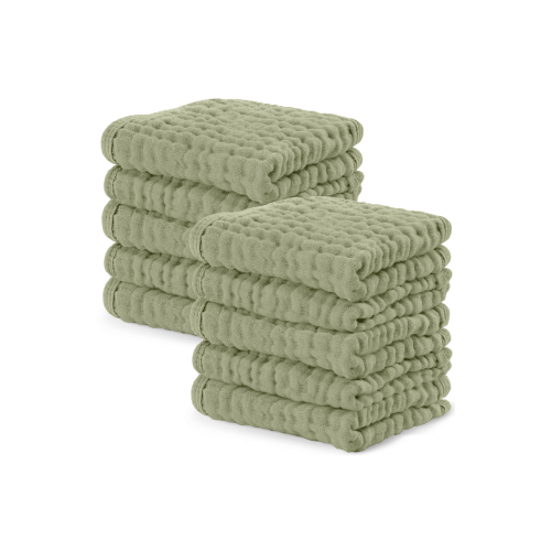 Muslin Washcloths - Pack of 10