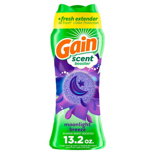 Gain Laundry Scent Beads, Fireworks In-Wash Scent Booster, Moonlight Breeze Scent, 13.2oz