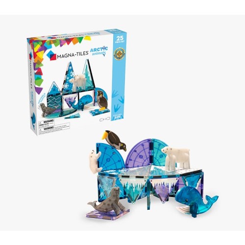MAGNA-TILES® Arctic Animals 25-Piece Magnetic Construction Set