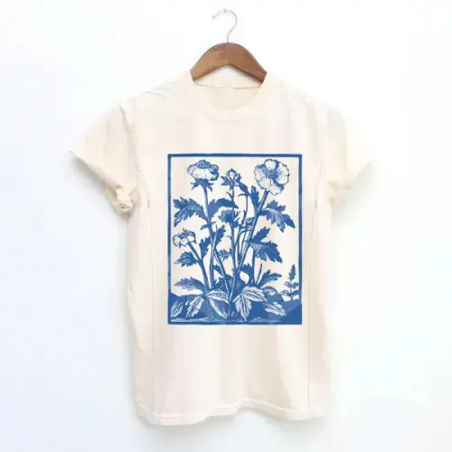 Vintage Wildflowers Graphic Nursing T-shirt – Giftifymama