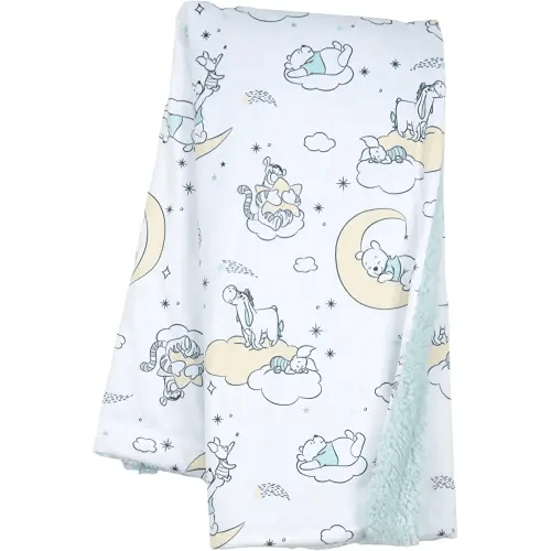Lambs & Ivy Disney Baby Cozy Friends Winnie The Pooh Fleece Baby Blanket