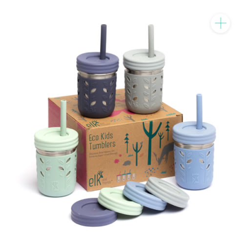 Stainless Steel 10oz Drinking Tumblers + Food Storage