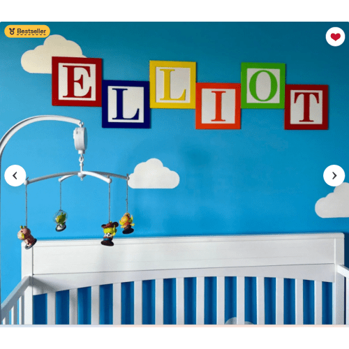 Personalized Toy Story Name Blocks