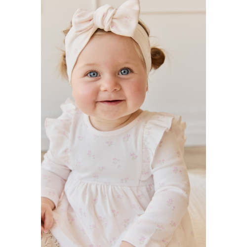 Organic Cotton Vivienne Playsuit - Pauline Pink – Jamie Kay USA