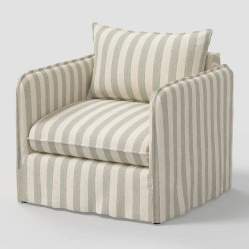 Berea Slouchy Lounge Chair with French Seams - Threshold™