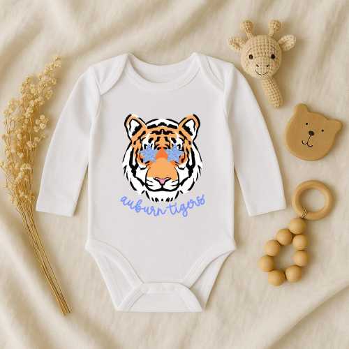 Tiger Stars Football Long Sleeve Onesie