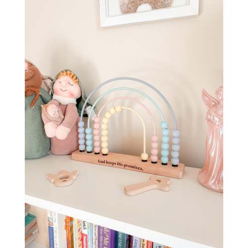 God's Promise Wooden Rainbow Abacus · Kingdom Come Co.