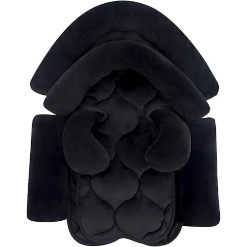 KAKIBLIN Upgraded 3 in 1 Infant Car Seat Insert, Baby Car Seat Cushion for Baby,Reversible Baby Carseat Head & Body Support for Newborn and Toddler 0-12 Month, Perfect for Car seat, Strollers, Swings