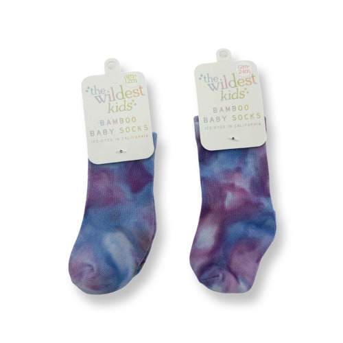 Iced Dyed Baby Bamboo Socks
