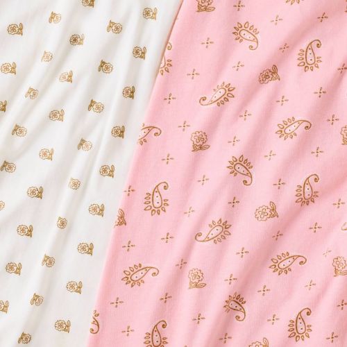 2pk Fitted Cotton Blend Jersey Crib Sheets - Paisley - Cloud Island™