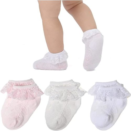 Marchare Baby Lace Socks 3 Pack
