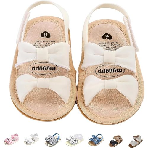 Baby Girls Sandals Summer Shoes Outdoor First Walker Toddler Girls Shoes for Summer