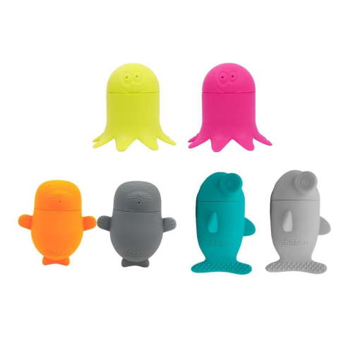 bblüv Büddies Interchangeable Silicone Bath Toys - Walmart.ca