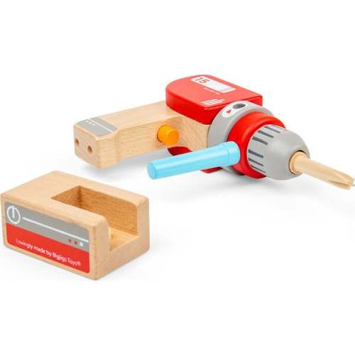 Wooden Drill - FSC 100% - Bigjigs Toys | Maisonette