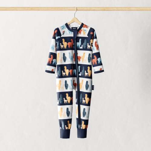 ZIPSTER™ Llama Baby Onesie – Soft Bamboo, Fast & Free Shipping – Zipster