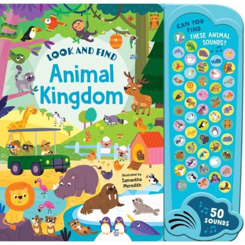 Look & Find - 50-Button Mega Sound Book - Animal Kingdom
