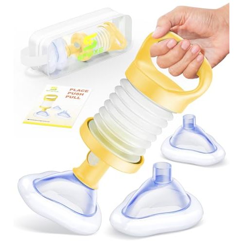 SFEIXE Life-Saving Choking Rescue Device,FSA Eligible Anti Choking Device, Portable Airway Suction for Adults, Kids, Seniors, Infants, Home Car Travel Emergency