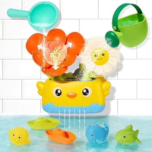 Bath Toys for Kids - Fun Toddler Bath Toys for 2 3 4 5 Year Old Girl Gifts - Flower Bathtub Toy for Toddlers 2-4 - Baby Girl Gifts 18+ Months