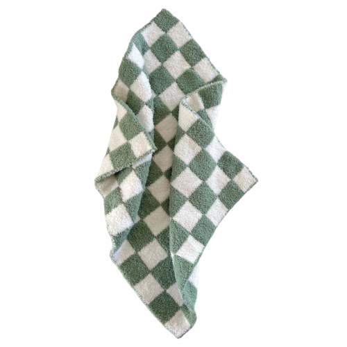 Phufy® Bliss Checkerboard Mini Blanket, Sage