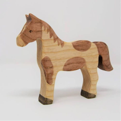 Eric & Albert Wooden Patchy Horse | themulberrytreehouse