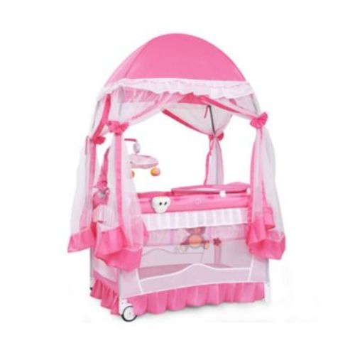 Portable Baby Playpen Crib Cradle with Carring Bag