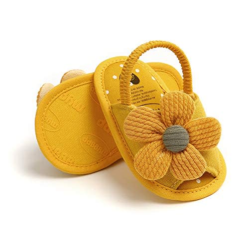 Infant Baby Girls Sandals Summer Baby Wedding Dress Flat Shoes Newborn Crib Shoes First Walkers Prewalkers Shoes
