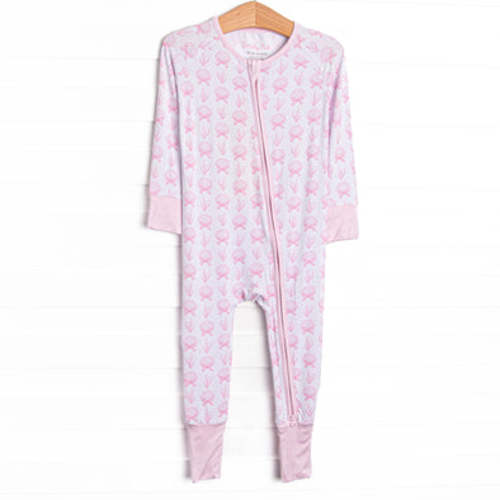 Tidal Treasures Bamboo Zippy Pajama, Pink – Stitchy Fish