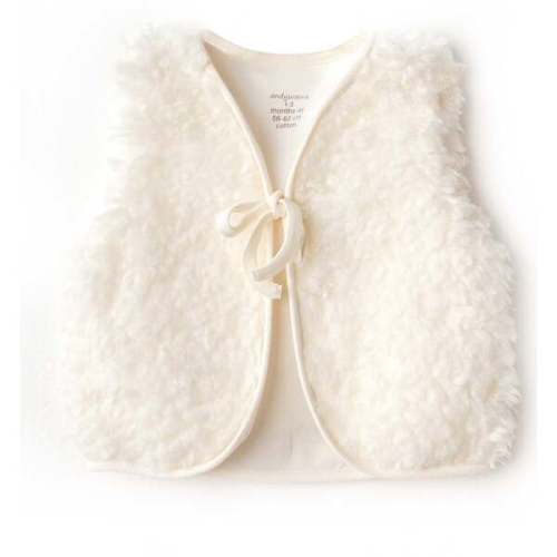 Cloud Soft Sherpa Vest, Cream - Andy Wawa | Maisonette