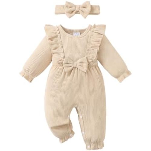 Renotemy Baby Girl Clothes Gifts Newborn Essential Outfit Preemie-12Months