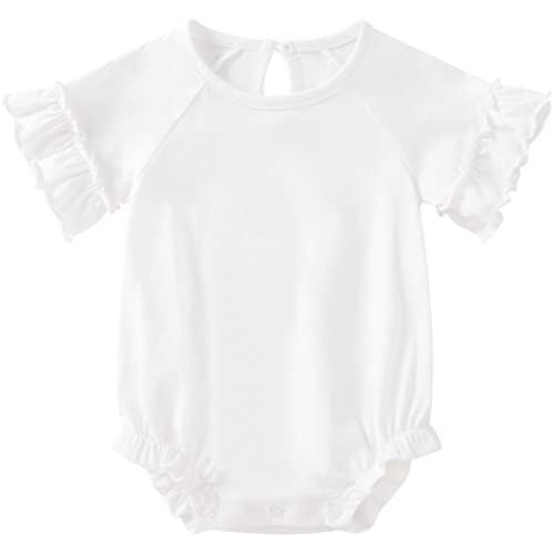 pureborn Baby Girls Boys Bodysuit Super Soft Cotton Romper 0-24 Months