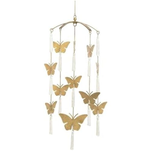 Crane Baby Butterfly Nursery Décor for Boys and Girls, Ceiling Hanging, 6" x 6" X 36"
