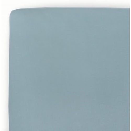 Little Unicorn Stretch Knit Crib Sheet | Super Soft | Sized for Standard Baby Crib & Toddler Mattress | Machine Washable | 52” x 28” x 6” | Cozy Bedding Sheet for Boys and Girls | Harbor