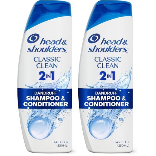 Head and Shoulders Classic Shampoo + Conditioner 8.45 Fl Oz (Pack of 2)