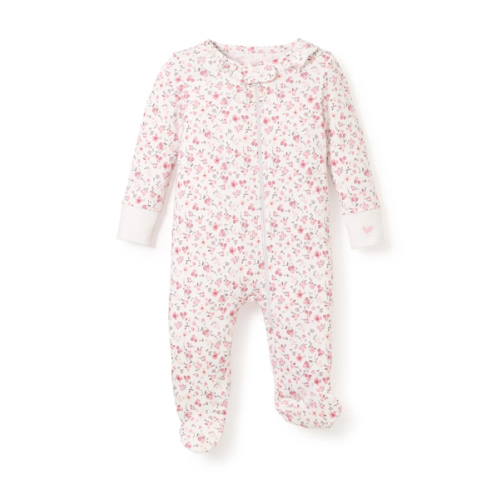 Baby's Pima Ruffle Collar Romper in Dorset Floral