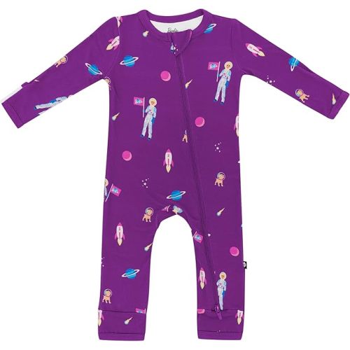 6-12 mo: Barbie Astronaut: KYTE BABY Bamboo Zippered Pajama