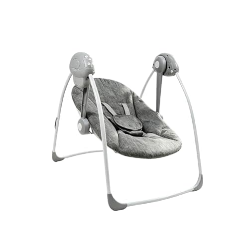 Foldable Portable Electric Baby Swing, Portable Compact Automatic Baby Swing with Music, Unisex, Newborn