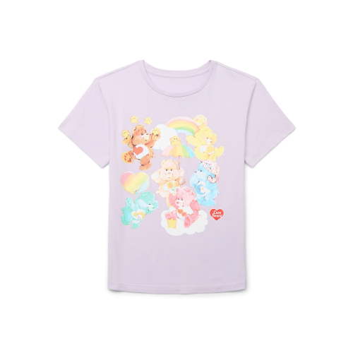 Care Bears Girls Short Sleeve Graphic T-Shirt, Sizes 4-16