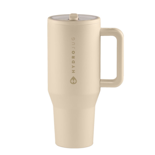 Hydrojug Traveler Water Bottle 1.2L/40oz - Cream | Rebel Sport