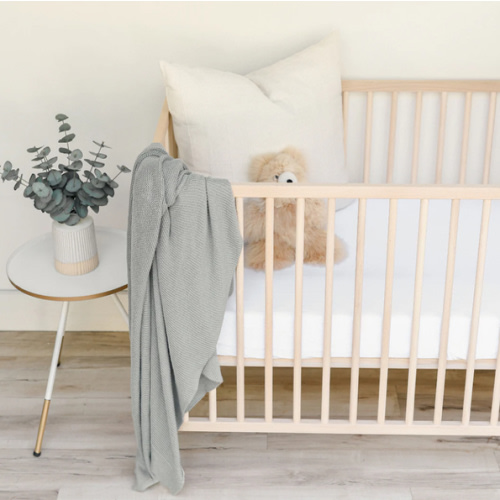 Simply Organic Bamboo Baby Crib Sheets | Soft & Hypoallergenic