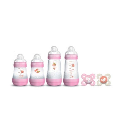 MAM Baby 0+ Months Bottles and Pacifier Gift Set 6-pc